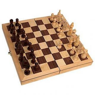 John N Hansen Co 18 Deluxe Folding Chess Set