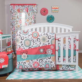 Trend Lab Waverly Pom Pom Play 4 Piece Crib Bedding Set   Baby   Baby