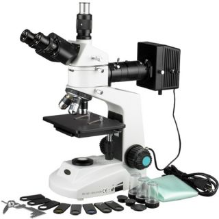 40x 1600x Trinocular Polarizing Metallurgical Microscope   17281400