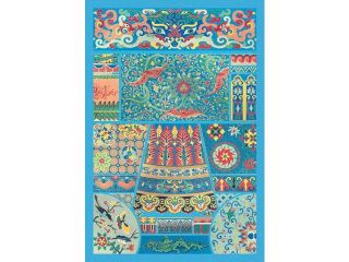 Buy Enlarge 0 587 16836 6C12X18 Oriental Design no.2  Canvas Size C12X18