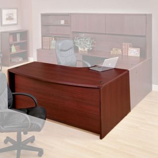 OSP Furniture Napa Left Corner Bow Front Executive Desk