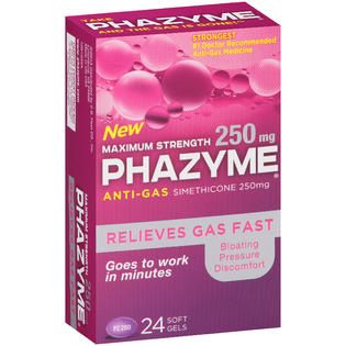 PHAZYME Maximum Strength Anti Gas Medicine 24 CT BOX   Health