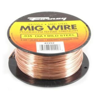 Forney 0.035 Dia E70S 6 Mild Steel MIG Wire 2 lb. Spool 42292