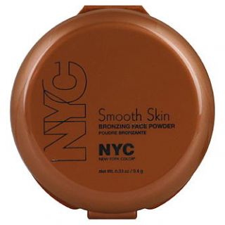 New York Color Smooth Skin Face Powder, Bronzing, Sunny 720A, 0.33 oz
