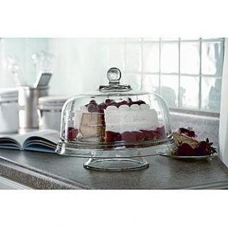 Essential Home Multi Use Glass Cake Stand   Home   Dining