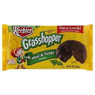 Keebler  Grasshopper Cookies, Mint & Fudge, 10 oz (283 g)