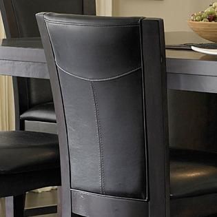 Oxford Creek  Dark Brown Faux Leather 24 inch Counter height Chairs
