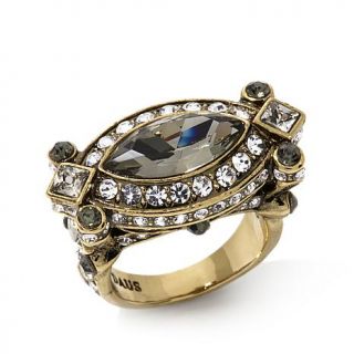 Heidi Daus "Armed with Charm" Crystal East/West Ring   7695533