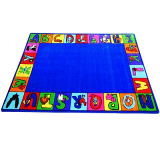 Kids World Carpets My ABC Squares Area Rug