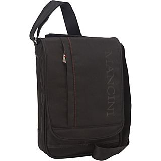 Mancini Leather Goods Messenger Style Unisex Bag for Tablet/ E Reader with RFID Secure Pocket