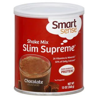 Smart Sense Slim Supreme Shake Mix, Chocolate, 13 oz (368 g)
