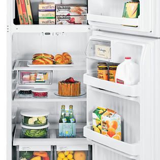 GE  18.1 cu. ft. Top Freezer Refrigerator   Bisque ENERGY STAR®