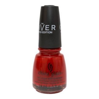 China Glaze 0.5oz Nail Polish Lacquer Clay Red, SEEING RED, 82276