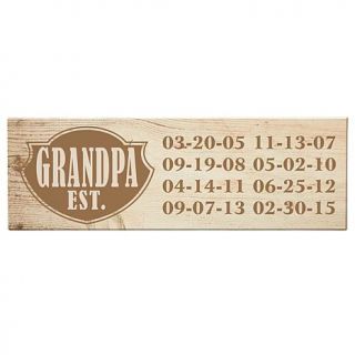 Personal Creations Personalized Established Canvas   9" x 27"   7830878