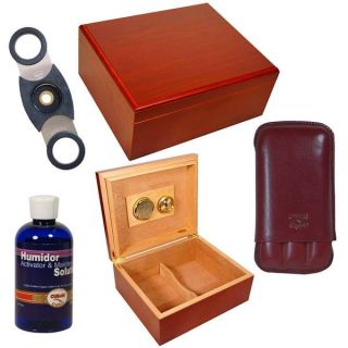Complete Personal Humidor and Cigar Accessories Set   16843686
