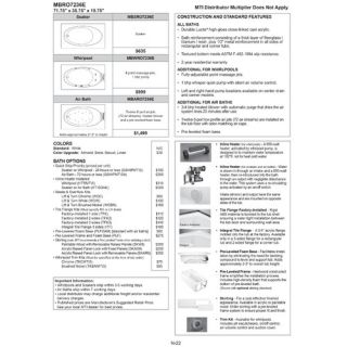 Reliance 71.75 x 35.75 Soaking Bathtub by Reliance Whirlpools