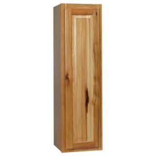 Hampton Bay 12x42x12 in. Hampton Wall Cabinet in Natural Hickory KW1242 NHK