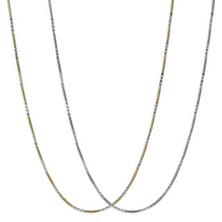 Journee Collection Sterling Silver Gold plated Chain   15002169