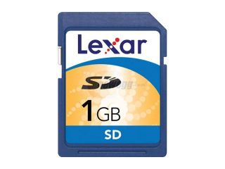 Lexar Platinum Series 1GB Secure Digital (SD) Flash Card Model SD1GB 40 231