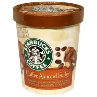 Starbucks Fresh Roasted Ice Cream, Coffee Almond Fudge, 1 qt (946 ml)