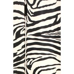 Oriental Furniture  6 ft. Tall Faux Leather Antique Zebra Room Divider