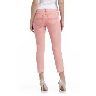 Route 66   Womens Colored Skinny Jeans   Acid Wash