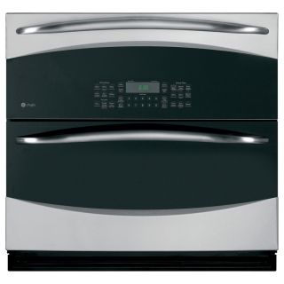 GE Profile Convection Single Electric Wall Oven (Stainless Steel) (Common 30 in; Actual 29.75 in)