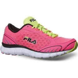 Womens Fila Memory Deluxe 4 Knockout Pink/Safety Yellow/Black