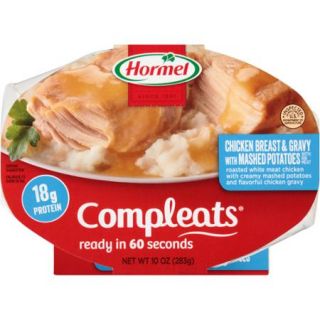 Hormel Compleats Chicken Breast & Gravy with Mashed Potatoes, 10 oz