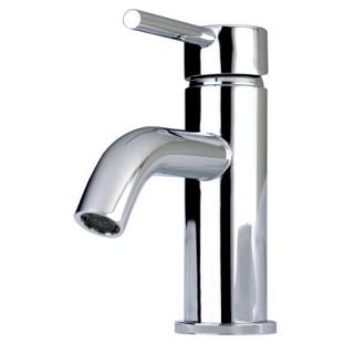 Kingston Brass Contemporary Single Hole Single Handle High Arc Bathroom Faucet in Chrome HFS8221DL