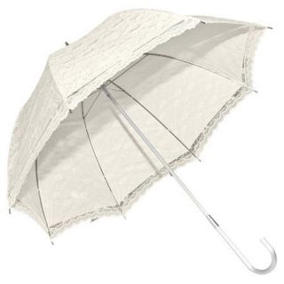 Elite Rain Ivory Lace Wedding Umbrella