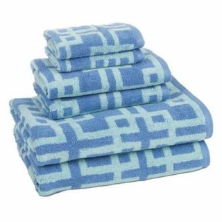 100 Percent Cotton Chippendale 6 piece Towel Set