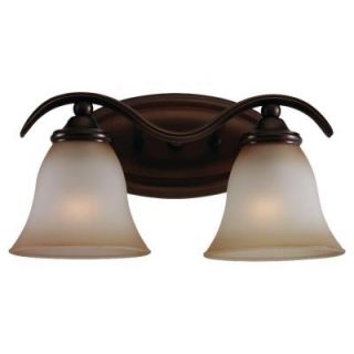 Sea Gull Lighting Rialto 2 Light Russet Bronze Vanity Fixture 44360 829