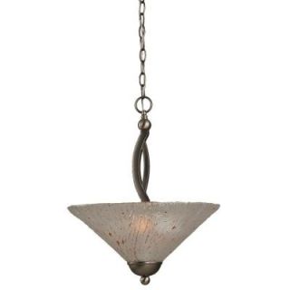Filament Design Concord 2 Light Brushed Nickel Pendant with Frosted Crystal Glass CLI TL5014320