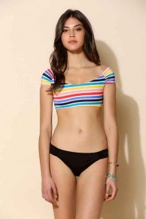 Out From Under Mix + Match Cold Shoulder Bikini Top