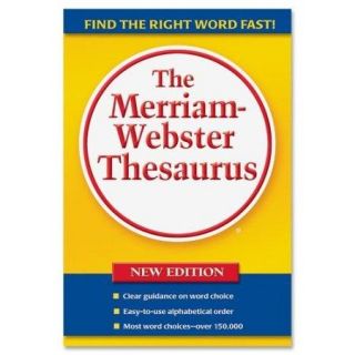 Merriam webster Paperback Thesaurusdictionary Printed Book   688 Pages (MER637)