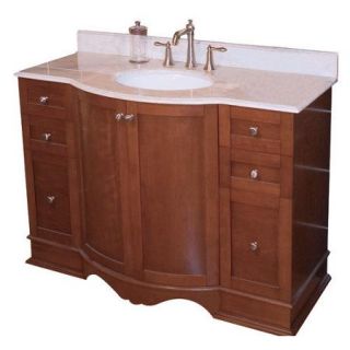 American Imaginations 47'' Traditional Birchwood Veneer Vanity Base