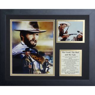 The Good Bad and the Ugly Framed Memorabilia by Legends Never Die