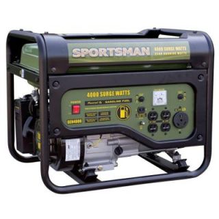 Sportsman 4,000 Watt Gasoline Powered Portable Generator with RV Outlet   CARB Compliant 801453