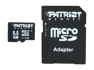 Patriot LX Series 16GB Class 10 Micro SDHC Flash Card Model PSF16GMCSDHC10
