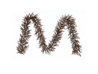 9' x 10" Chocolate Spruce Artificial Christmas Garland   Unlit