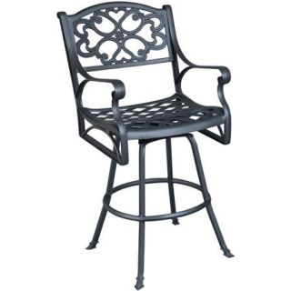 Home Styles Biscayne Swivel Bar Stool, Multiple Finishes