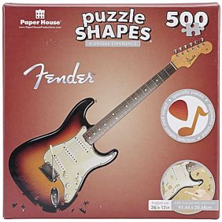 Paper House  Cardboard 500 Piece Shaped Puzzle Fender 7.8