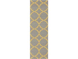 Surya Rug FT499 268 Runner Gold and Yellow Rug 2 ft . 6 in. x 8 ft.