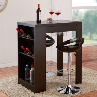 Hokku Designs Geardo Bar Set with Wine Storage