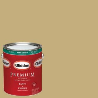 Glidden Premium 1 gal. #HDGY64U Golden Sage Semi Gloss Interior Paint with Primer HDGY64UP 01S