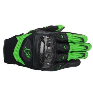 Alpinestars SMX 2 Air Carbon Gloves Green/Black LG