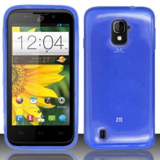 INSTEN TPU Gel Tiff Rubber Candy Skin Phone Case Cover for ZTE Majesty