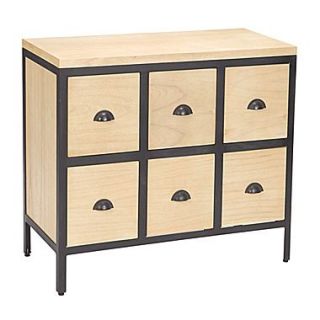 Sterling Industries Vina 582150 0219 6 Drawers Accent Chest, Natural