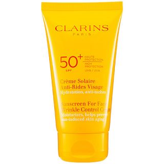50+ SPF Sunscreen For Face Wrinkle Control Cream   Clarins